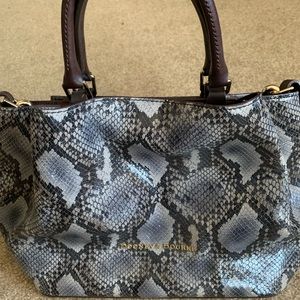 Dooney&bourke satchel bag snakeskin print